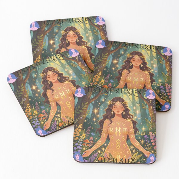 Item preview, Mystical Virgo Astrology Artwork designed and sold by wojtas90.
