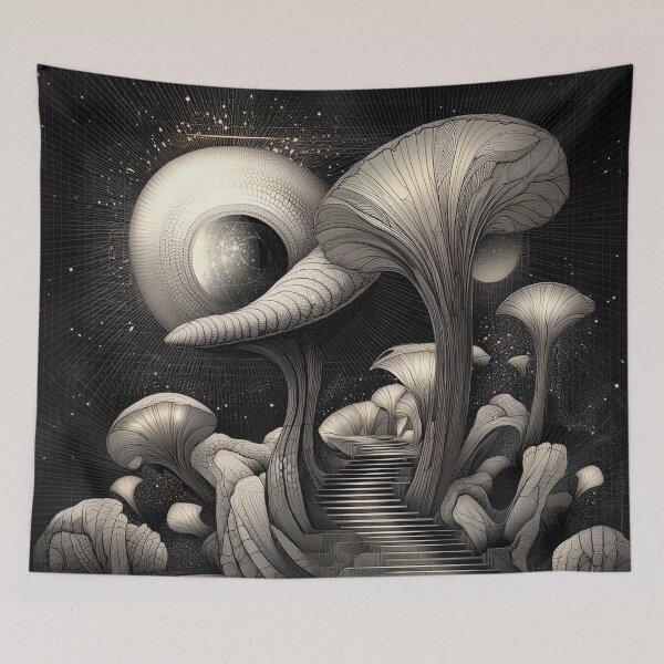 Item preview, The Cosmic Spore Stairway designed and sold by bloorose.