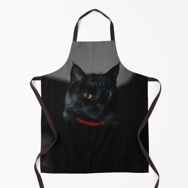 Item preview, Black Cat Portrait in Moody Light designed and sold by EllenNortt.