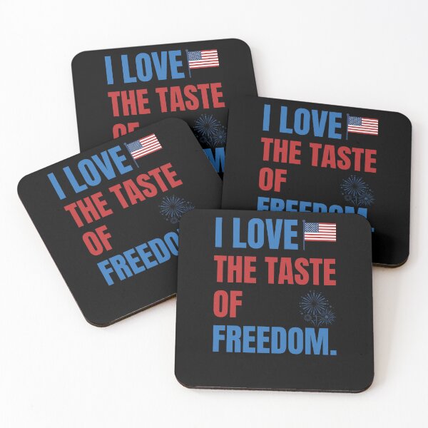 Item preview, I Love The Taste Of Freedom American Patriot USA Fourth Of July Celebration designed and sold by SofenArt.