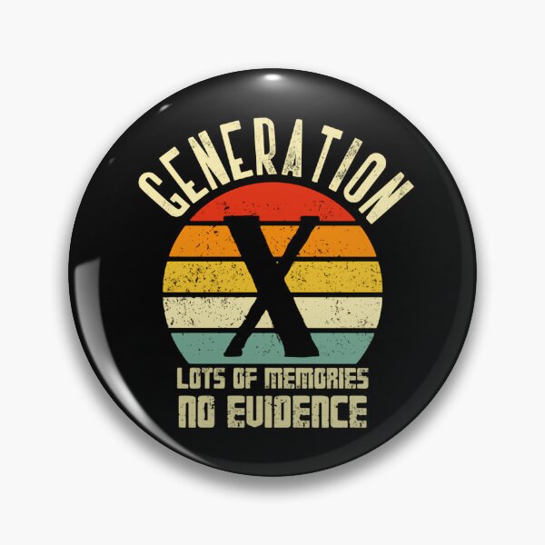Item preview, Generation X Lots Of Memories No Evidence Gen X Humor Retro Vintage designed and sold by HumansStuck12.