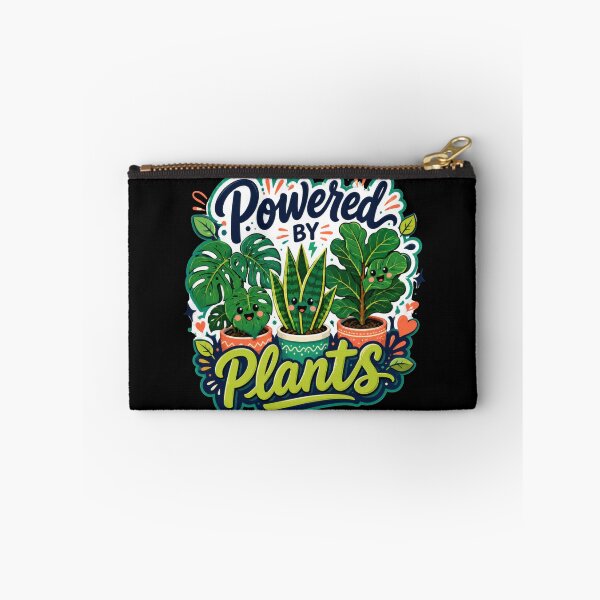 Item preview, Powered By Plants Cute Houseplant designed and sold by Sketchlegacy.