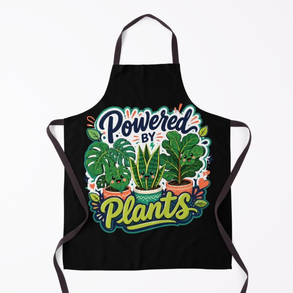 Item preview, Powered By Plants Cute Houseplant designed and sold by Sketchlegacy.