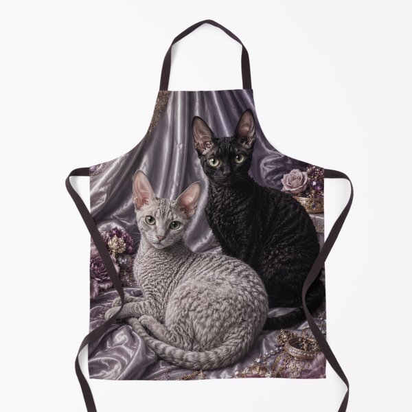 Item preview, Silver and Midnight Cornish Rex designed and sold by med-lavender-ee.