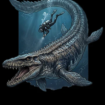 Artwork thumbnail, Mosasaurus by ReneMM
