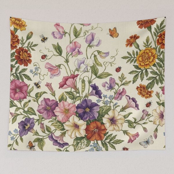 Item preview, Vintage Botanical Garden Floral Illustration designed and sold by Owcomm.