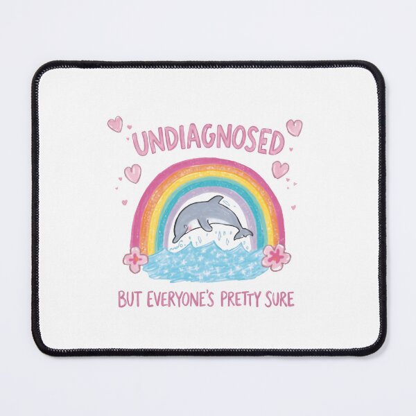 Item preview, Undiagnosed But Everyone's Pretty Sure Neurodivergent Autism ADHD Relatable Humor designed and sold by RetroMini2026.