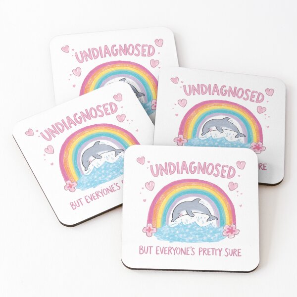 Item preview, Undiagnosed But Everyone's Pretty Sure Neurodivergent Autism ADHD Relatable Humor designed and sold by RetroMini2026.