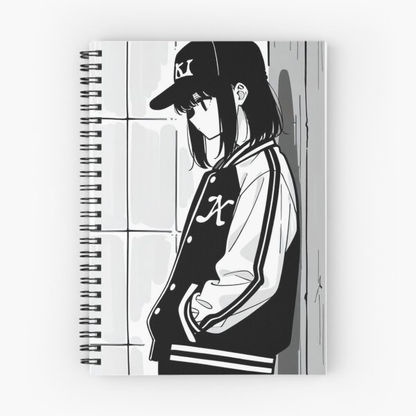Item preview, Fashion - Man in Black Varsity Jacket Snapback Streetwear Anime Variant 8 designed and sold by AnimeShin.