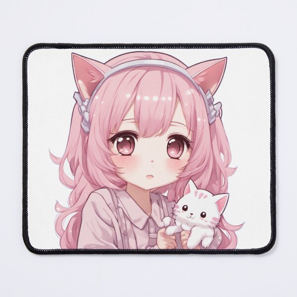 Item preview, Anime girl with cat ears designed and sold by GDAFlux.