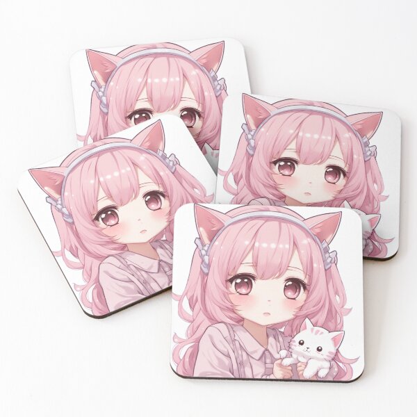 Item preview, Anime girl with cat ears designed and sold by GDAFlux.