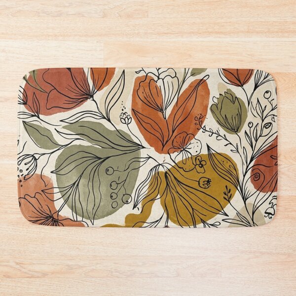 Item preview, Botanical Earth Tones Line Art designed and sold by Owcomm.