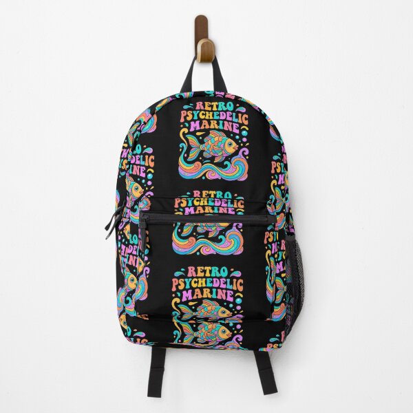 Item preview, RETRO PSYCHEDELIC MARINE designed and sold by IndieQuill .