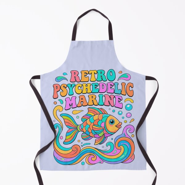 Item preview, RETRO PSYCHEDELIC MARINE designed and sold by IndieQuill .