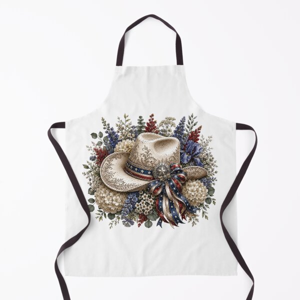 Item preview, Patriotic Floral Cowboy Hat designed and sold by PetalGarden.