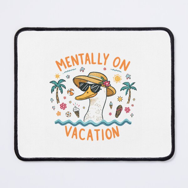 Item preview, Mentally On Vacation Summer Holiday Travel Getaway designed and sold by RetroMini2026.