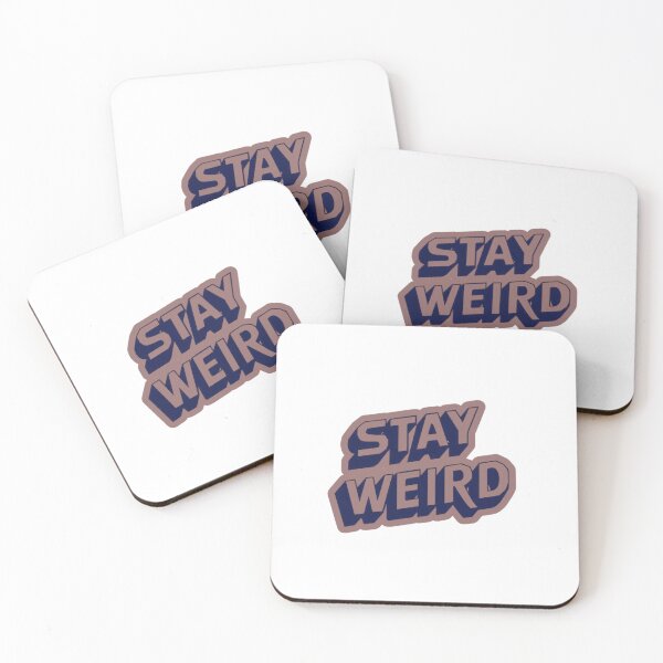 Item preview, Stay Weird – Minimalist Typography T-Shirt designed and sold by MerchWSzpilkach.
