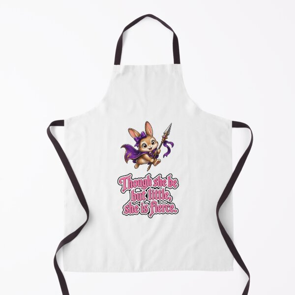 Item preview, Though she be little, she be fierce. Rabbit, bunny, kit designed and sold by DaveNeurotic.