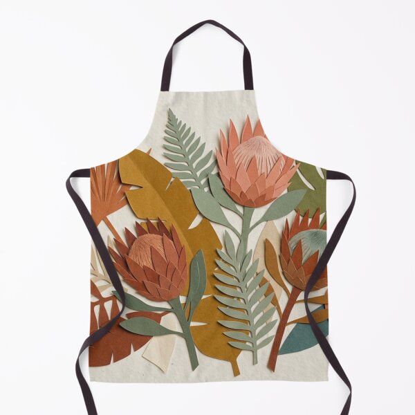 Item preview, Boho Protea Flower and Tropical Leaf Composition designed and sold by Owcomm.