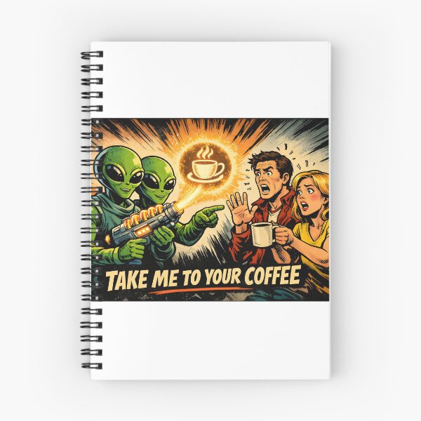 Item preview, Take Me to Your Coffee – Alien Coffee Lover designed and sold by bluesirian22.