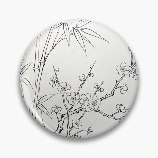 Item preview, Ink Wash Bamboo and Plum Blossom Composition designed and sold by Owcomm.