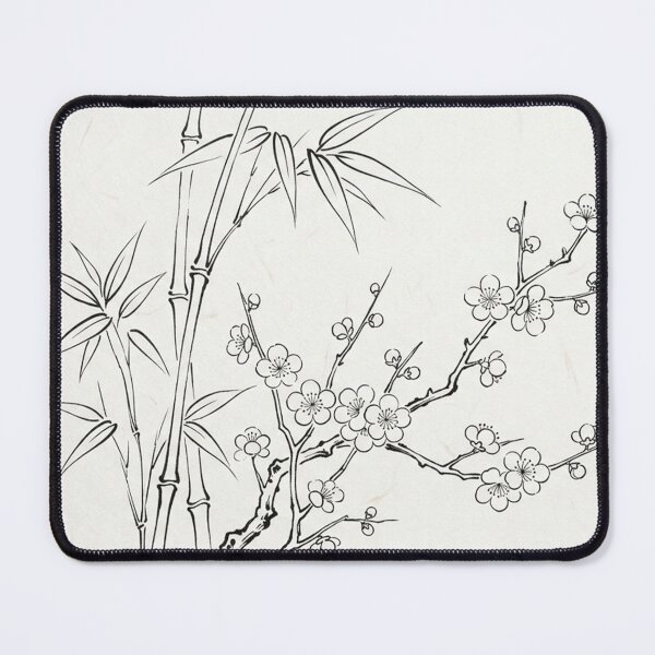 Item preview, Ink Wash Bamboo and Plum Blossom Composition designed and sold by Owcomm.