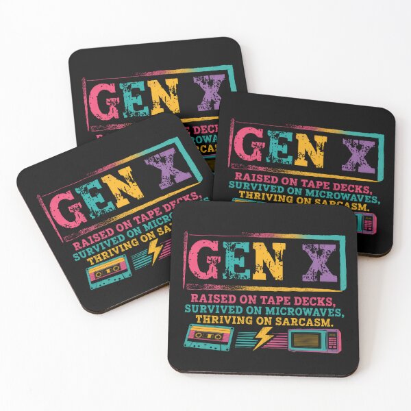 Item preview, Gen X Raised On Tape Decks, Survived On Microwaves, Thriving On Sarcasm Generation X Nostalgia designed and sold by HumansStuck12.