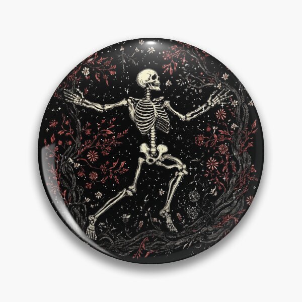 Item preview, Skeleton Dance Dark Floral Gothic Art Print | Roses Branches Dark Romance designed and sold by ShadowGlareArt.