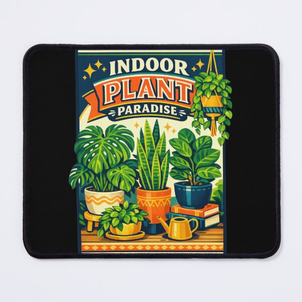 Item preview, Indoor Plant Paradise Houseplant Poster Design designed and sold by Sketchlegacy.