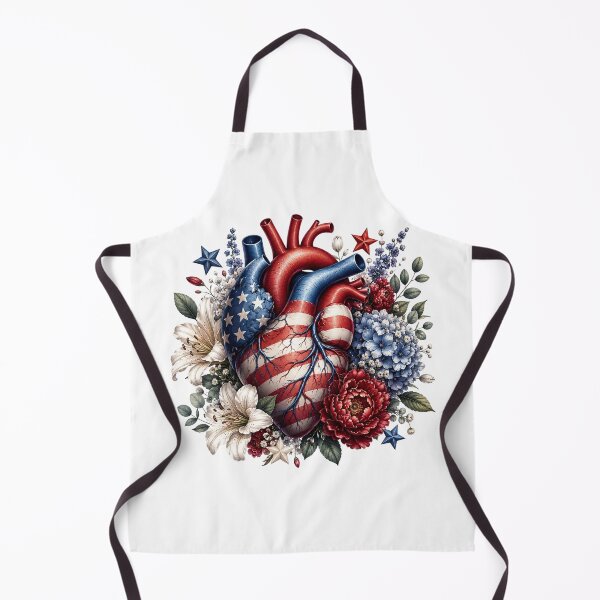 Item preview, Patriotic American Heart designed and sold by PetalGarden.