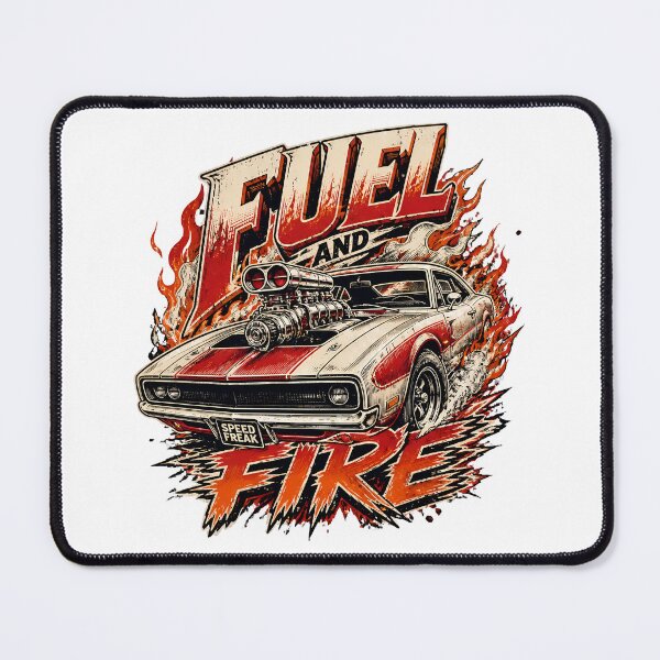 Item preview, Fuel and Fire - Vintage American Muscle Car & Hot Rod Flames designed and sold by saamessart.