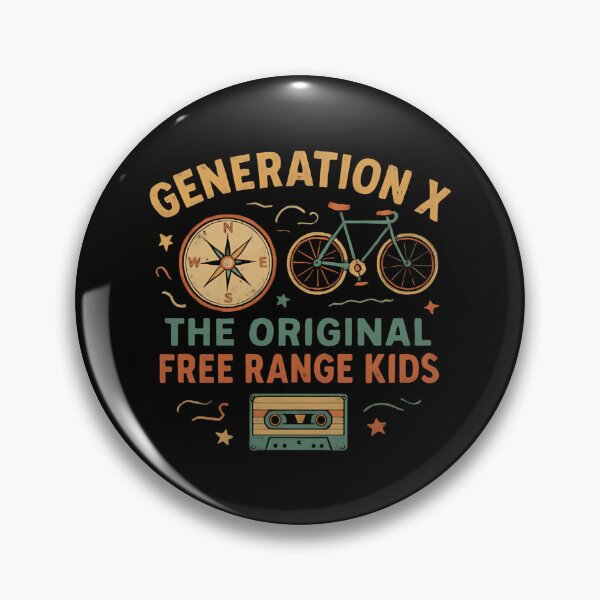 Item preview, Generation X The Original Free Range Kids Childhood Nostalgia Gen X designed and sold by HumansStuck12.