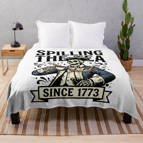 Item preview, Spilling The Tea Since 1773 Boston Tea Party Funny History Meme designed and sold by get55shirt.