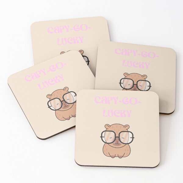 Item preview, Capy-Go-Lucky Funny Capybara designed and sold by SpartanDStore.