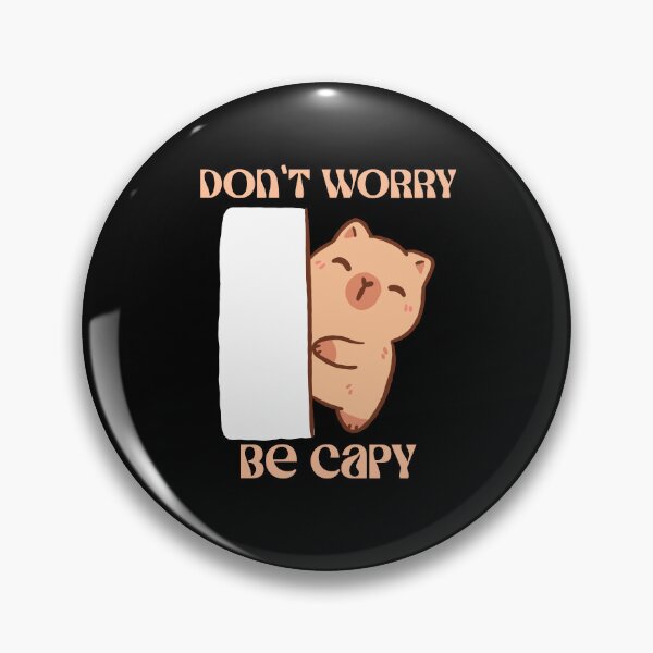 Item preview, Don't Worry Be Capy Cute Capybara designed and sold by SpartanDStore.
