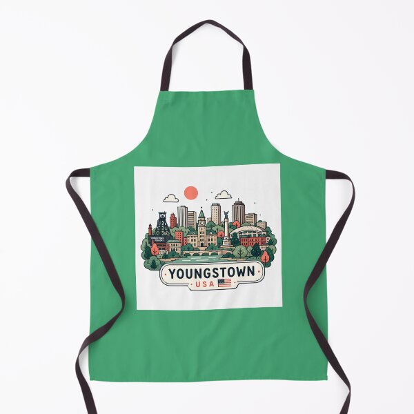 Item preview, Youngstown USA Scenic Skyline Label Label Text YOUNGSTOWN Ohio, USA ?? designed and sold by PaintMeWorld.