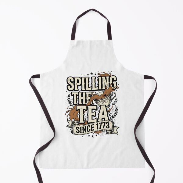 Item preview, Spilling The Tea Since 1773 Sassy Historical Humor Retro Design designed and sold by get55shirt.