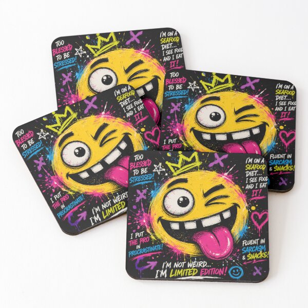 Item preview, Limited Edition Funny Emoji Design designed and sold by ButterflyHolly Resource.