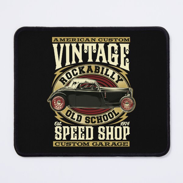Item preview, Hot Rod Rockabilly Rock and Roll Classic Car Retro Vintage 1974 designed and sold by MemphisCenter.