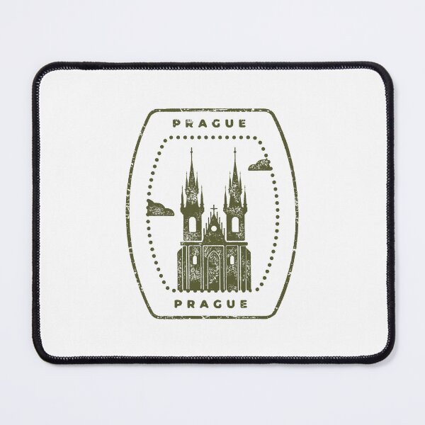 Item preview, Vintage Prague Travel Stamp designed and sold by RickTShop.