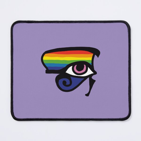 Item preview, Rainbow Udjat Symbol (Right) designed and sold by Lord of the Oasis Designs.