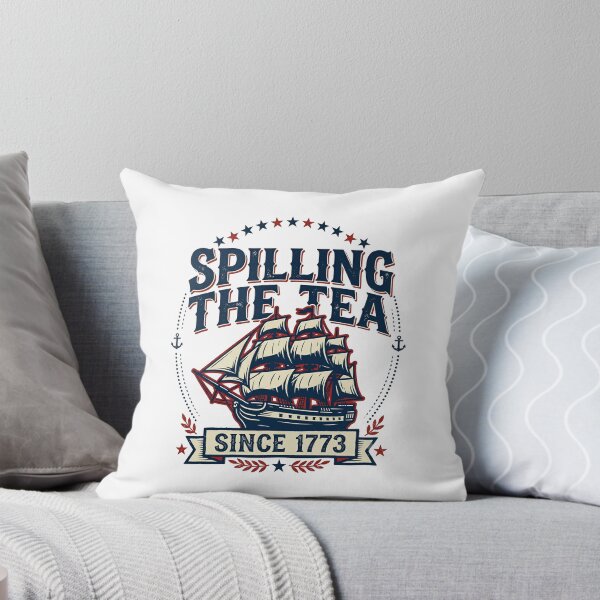 Item preview, Spilling The Tea Since 1773 Vintage American History Tea Party Humor designed and sold by get55shirt.