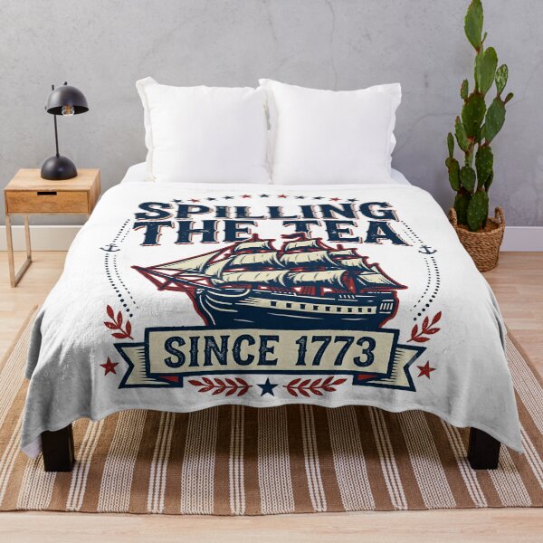 Item preview, Spilling The Tea Since 1773 Vintage American History Tea Party Humor designed and sold by get55shirt.