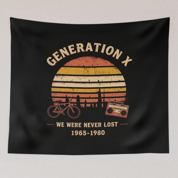 Item preview, Generation X We Were Never Lost 1965-1980 Gen Xer Identity designed and sold by HumansStuck12.