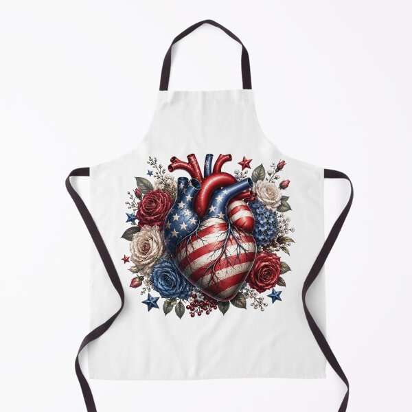 Item preview, Patriotic American Heart designed and sold by PetalGarden.