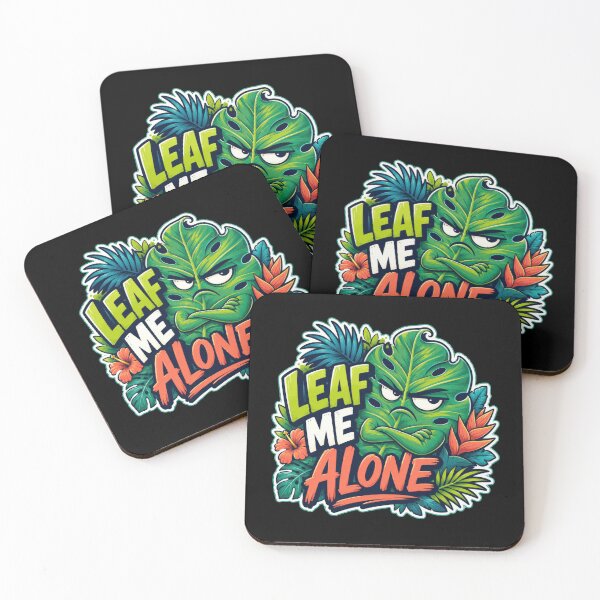 Item preview, Leaf Me Alone Funny Monstera Plant designed and sold by Sketchlegacy.