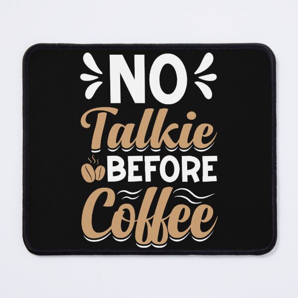 Item preview, National Coffee Day Shirt, No Talkie Before Coffee T-Shirt, Funny Coffee Lover Gift, Barista Humor Tee, Caffeine Addict Graphic Shirt designed and sold by LunarPixel art.