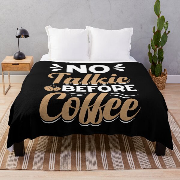 Item preview, National Coffee Day Shirt, No Talkie Before Coffee T-Shirt, Funny Coffee Lover Gift, Barista Humor Tee, Caffeine Addict Graphic Shirt designed and sold by LunarPixel art.