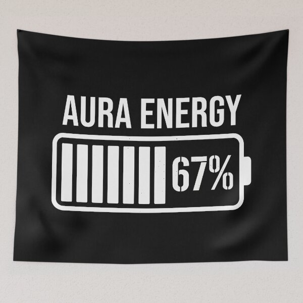 Item preview, Aura farming Energy 67 Percent Minimalist Battery Graphic T-Shirt designed and sold by Uglyandcute.