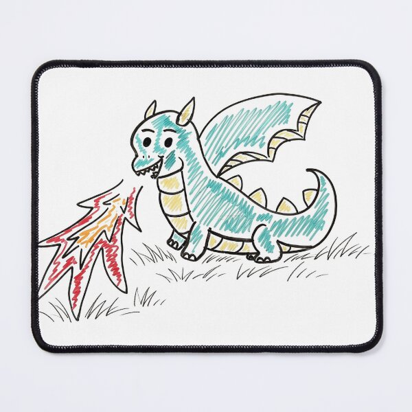 Item preview, Tim the fire breathing dragon designed and sold by SugarSpunSista.